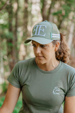 Load image into Gallery viewer, Ethos Ladies T-Shirt in Green Ash