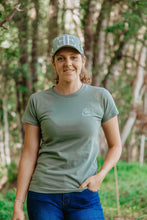 Load image into Gallery viewer, Ethos Ladies T-Shirt in Green Ash