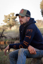 Load image into Gallery viewer, Ethos Badge Trucker Hat in Olive