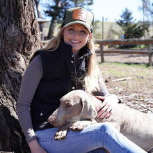 Load image into Gallery viewer, Ethos Badge Trucker Hat in Olive