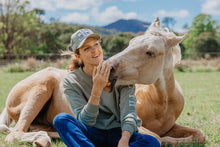 Load image into Gallery viewer, Ethos Ladies Crew Neck Sweater in Green Ash